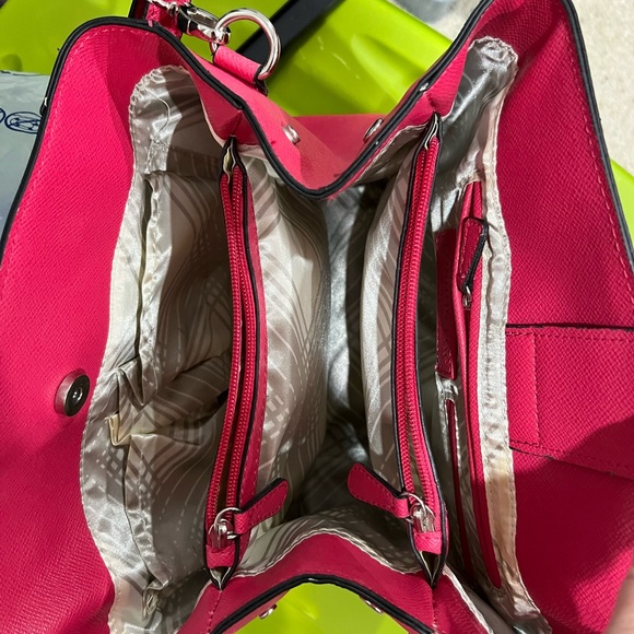 Pink London Fog purse bag tote - Picture 5 of 13